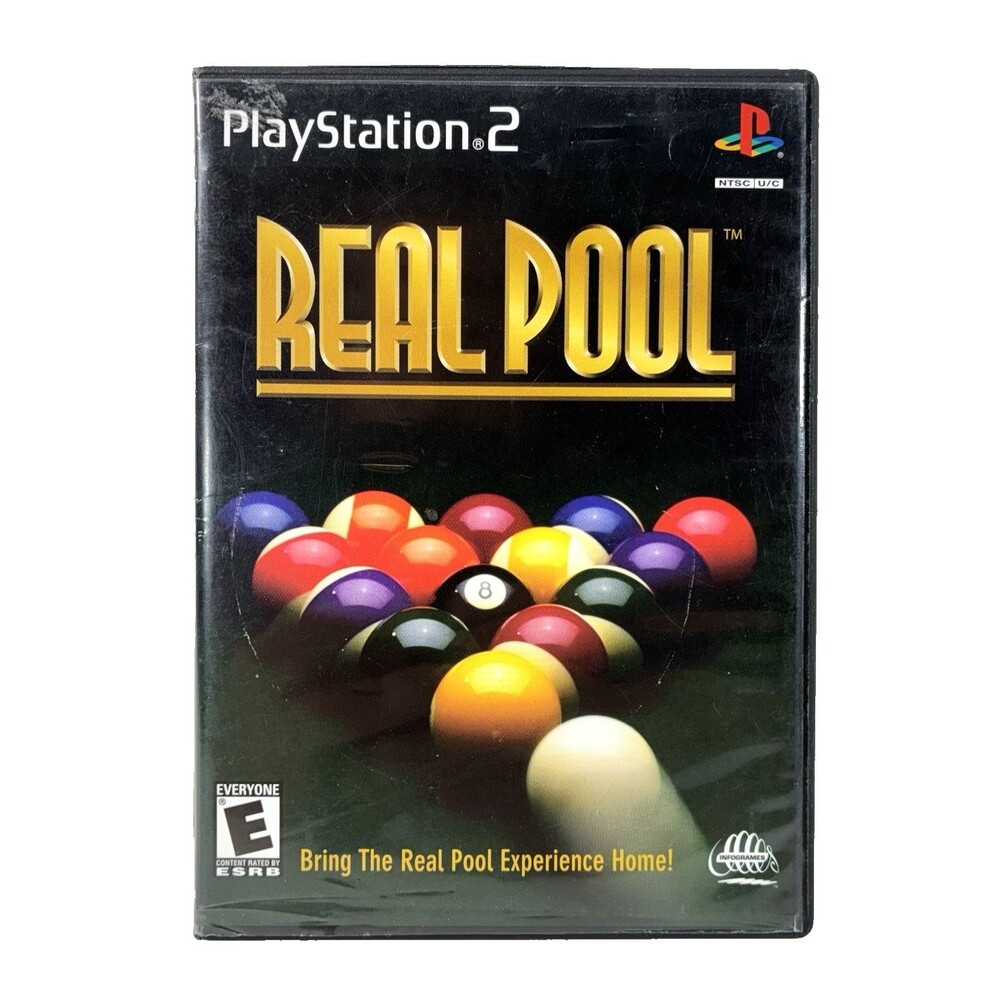 Real Pool Sony PlayStation 2 Vintage 2000 Complete with Manual Tested